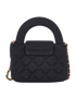 Nano Kelly Top Handle, &pound;2,350, Handbags, Black, Fabric, Back view